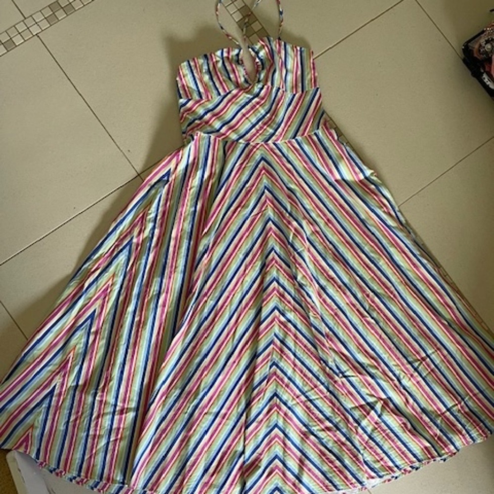 Ralph Lauren Cotton Dress 12  EUC   READ